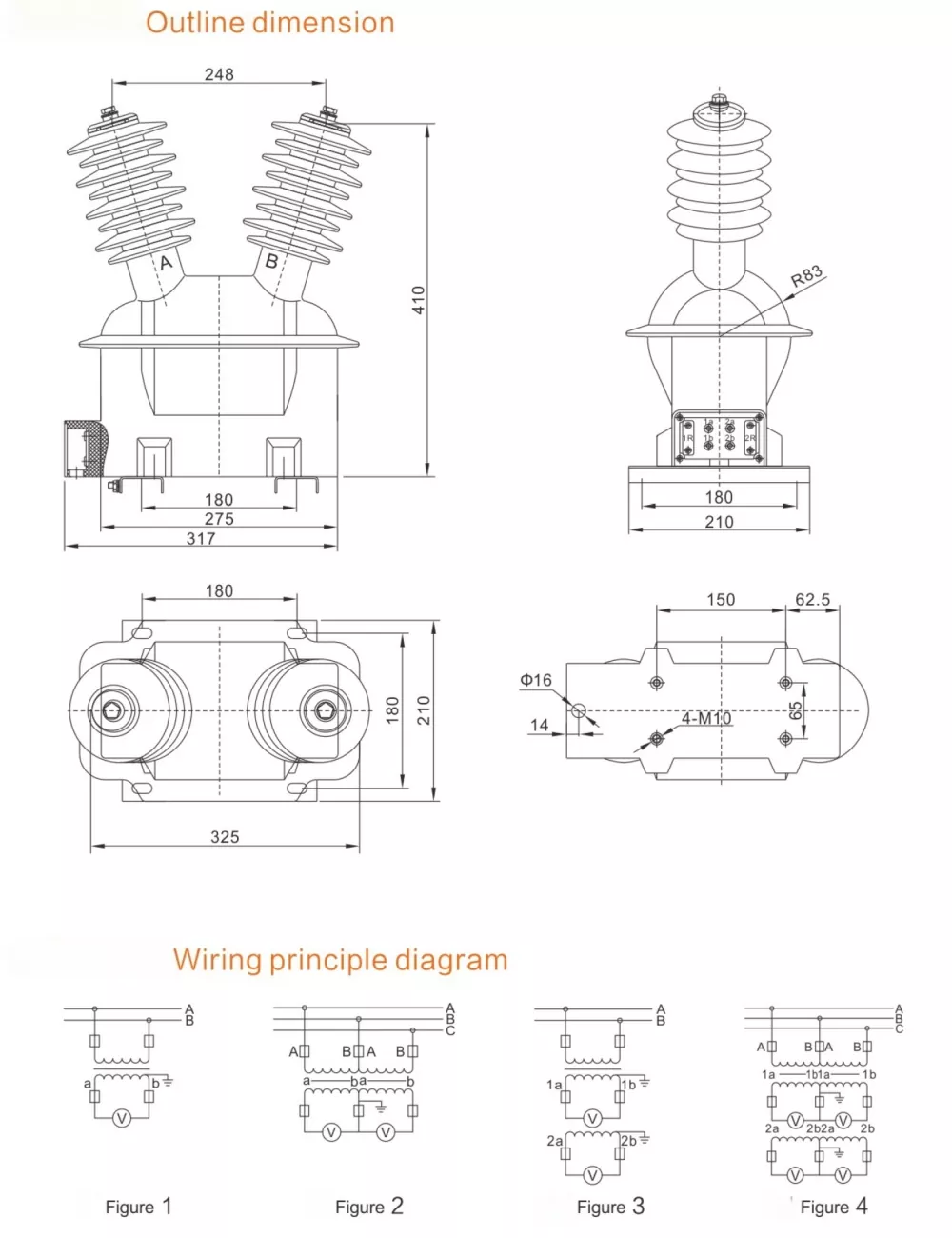 24kV Outdoor Voltage Transformer
